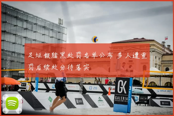 足坛假赌黑处罚名单公布 多人遭重罚后续处分待落实